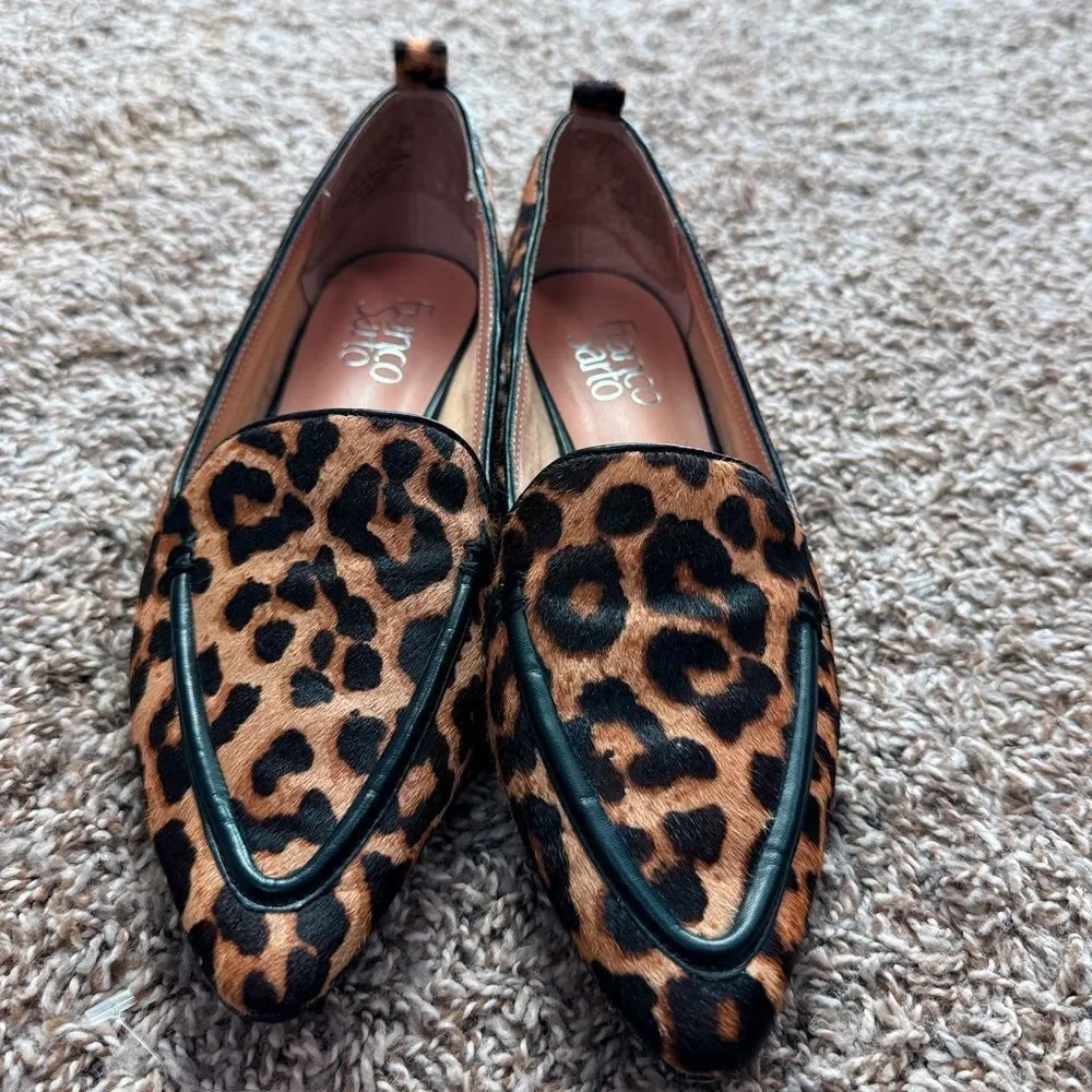 Franco Sarto Animal Print Loafers - Picture 5 of 9